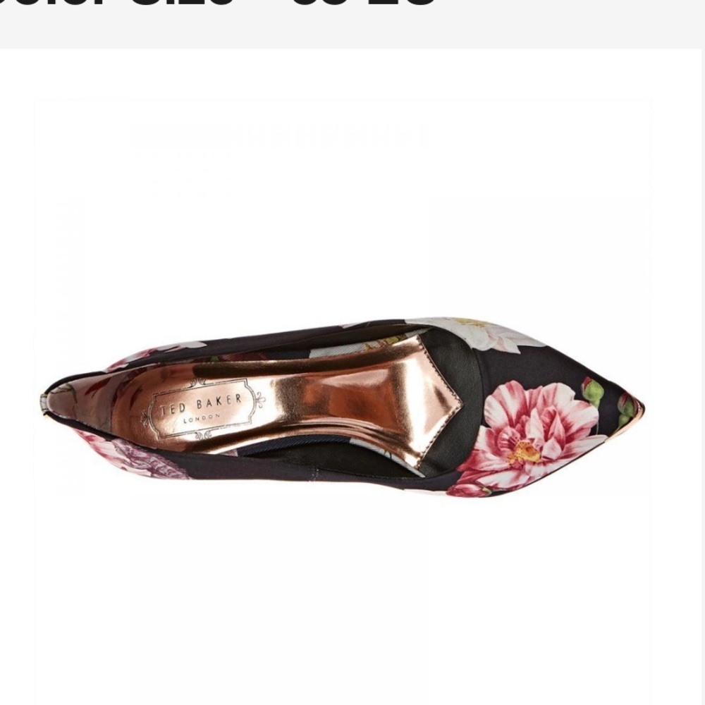 ted baker floral pumps heels - Picture 5 of 14